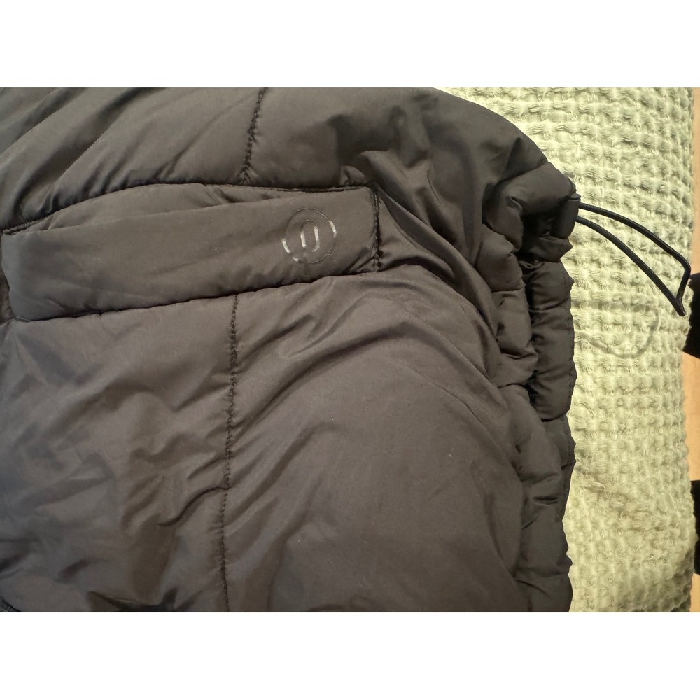 Zara Black Puffer oversized Vest Full Zip Quilted Sleeveless Jacket. Size XL - Picture 8 of 10